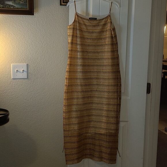 Orange yellow dress from Madison Brown USA Size Sm. - Picture 1 of 4